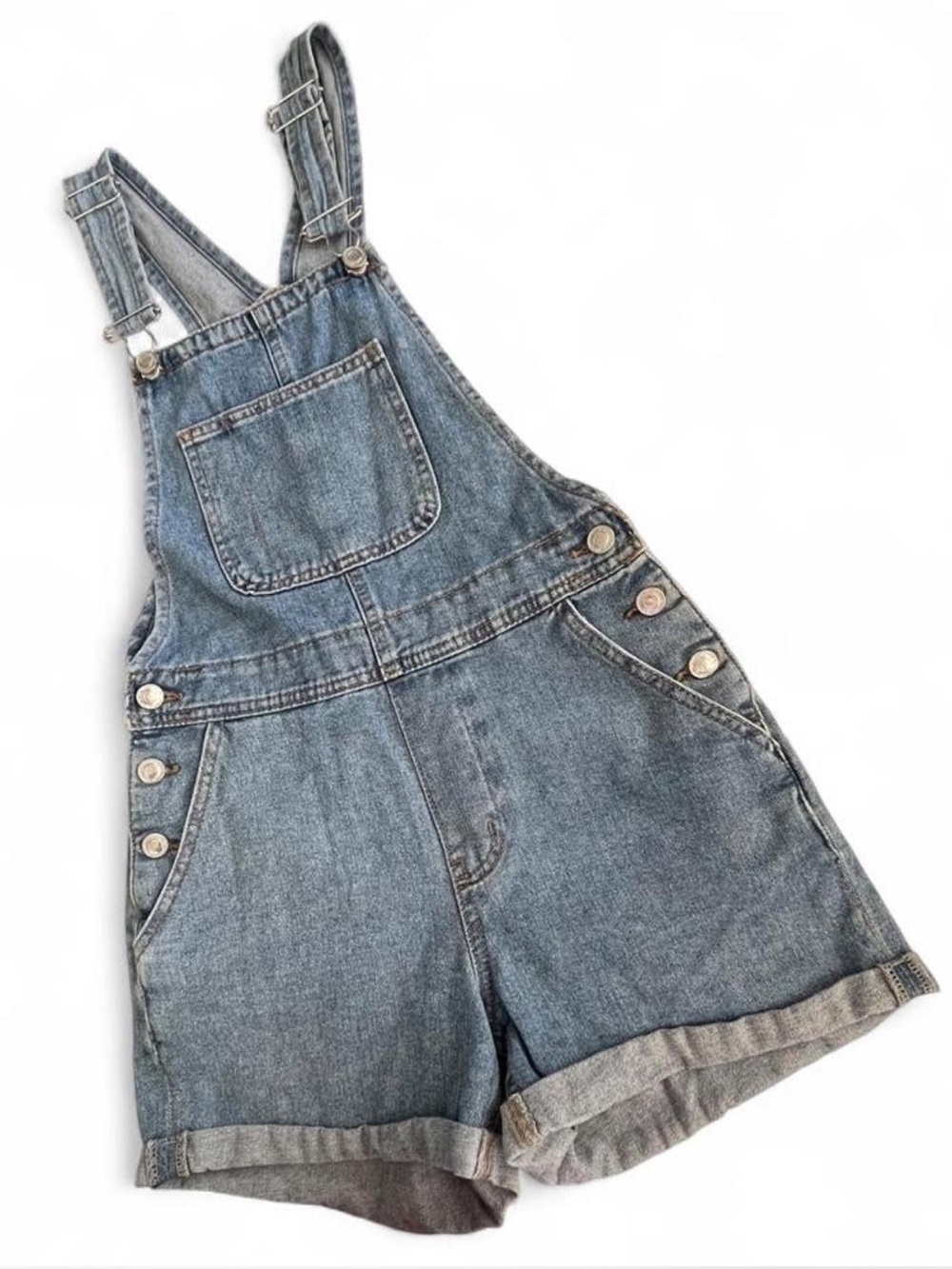 Primark Denim Short Overalls - Blue Jean Romper